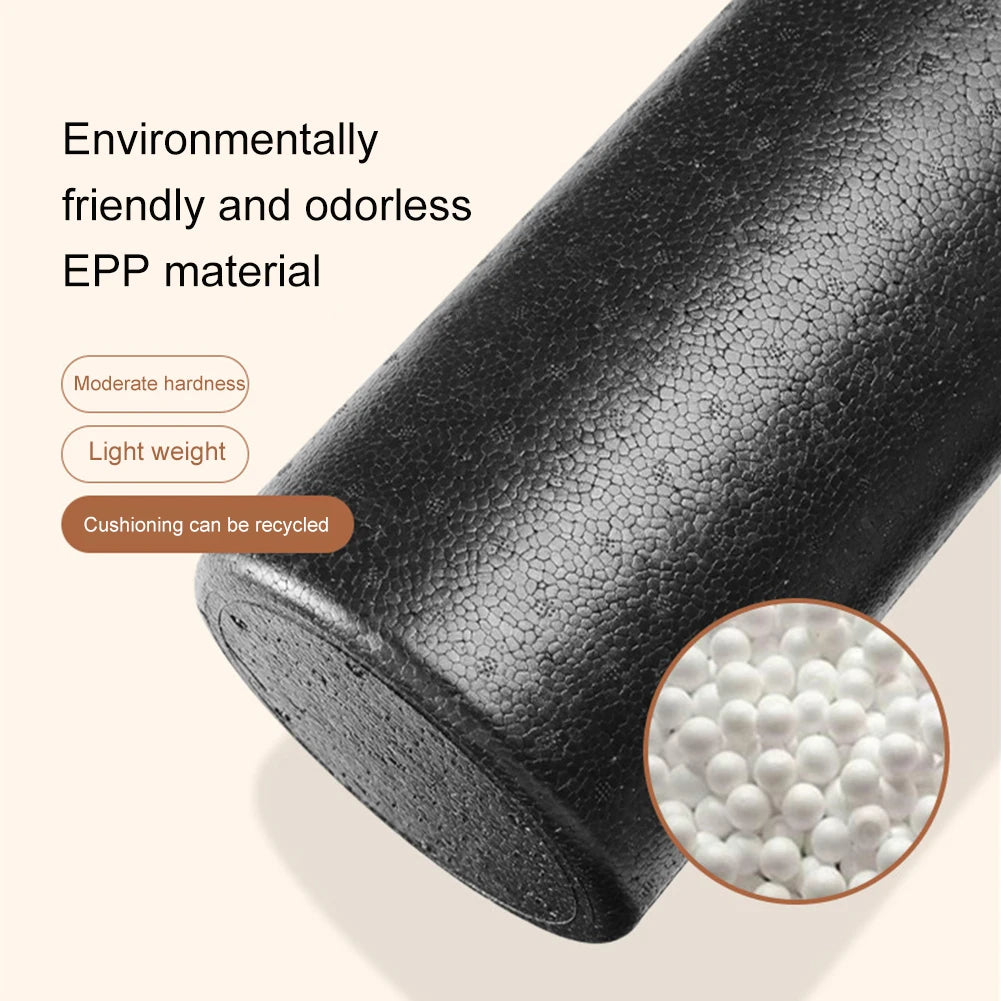 High Density Foam Rollers 12 Inch Solid Core Foam Massage Roller Round Back Legs Foam Roller for Exercise Yoga Pilates Physical - WeightCityStore