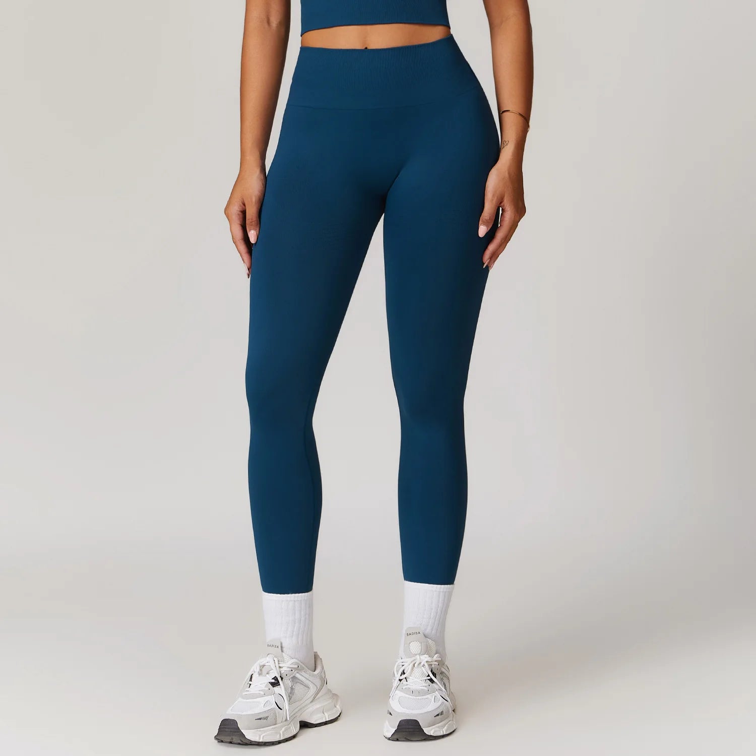 High Waist Seamless Leggings Women Fitness Running Yoga Pants Ribbed Leggings Energy Gym Tights Leggings Casual Workout Leggings - WeightCityStore