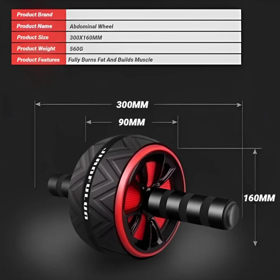 Ab Roller Wheel For Abs Core Workout Non-Slip Home Gym Fitness Equipment Men Women Abdominal Training Exercise - WeightCityStore