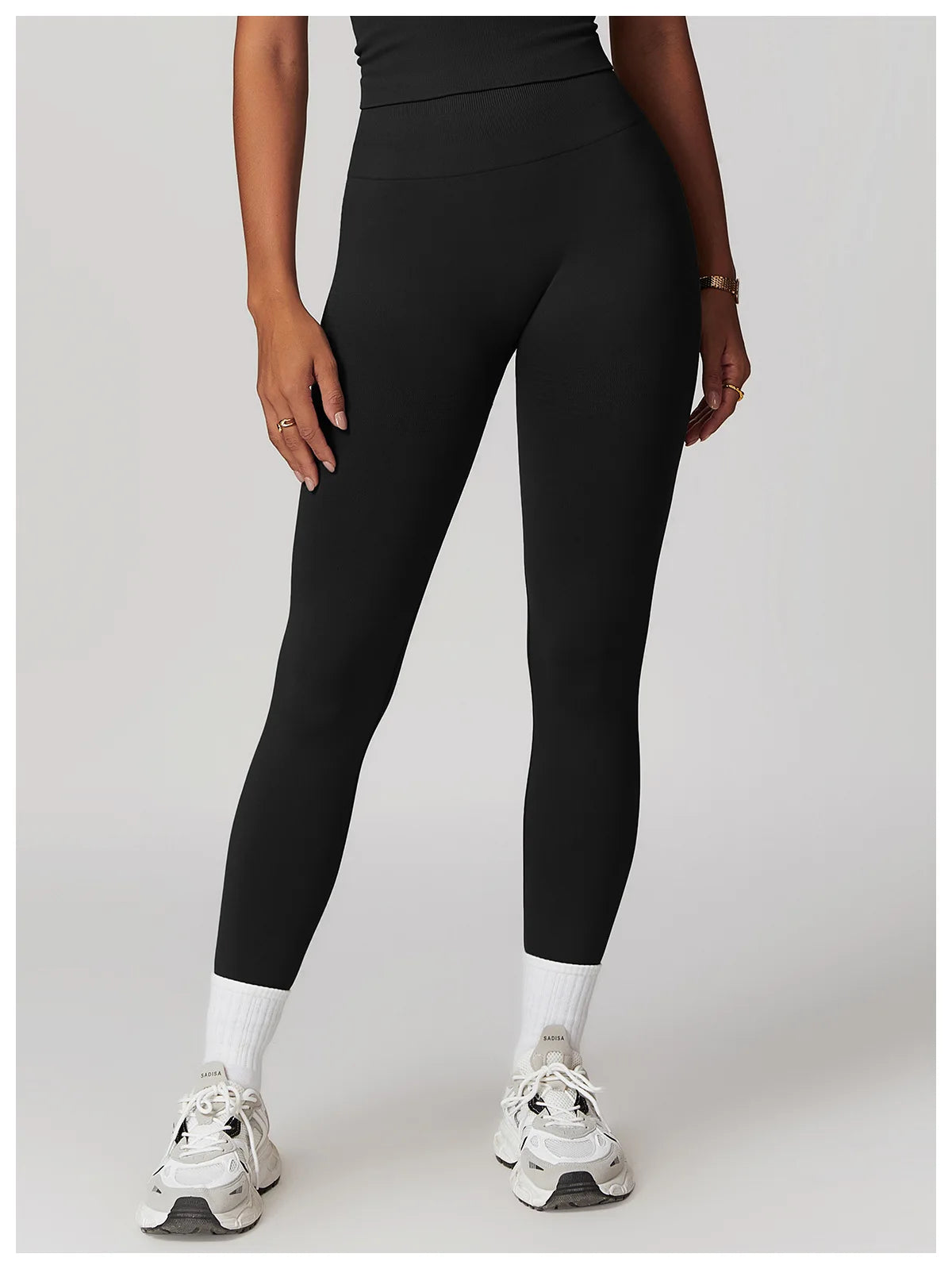 High Waist Seamless Leggings Women Fitness Running Yoga Pants Ribbed Leggings Energy Gym Tights Leggings Casual Workout Leggings - WeightCityStore