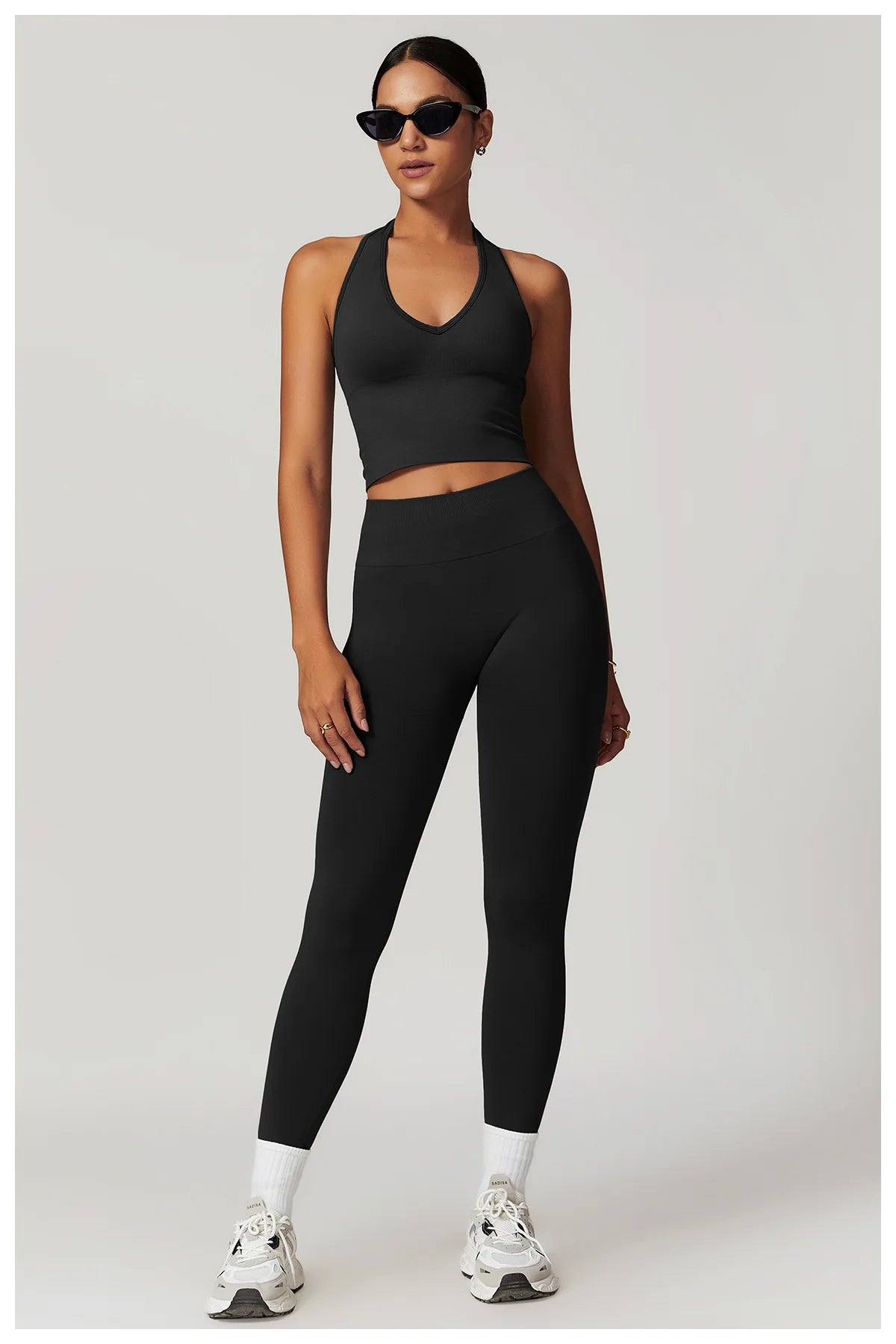 High Waist Seamless Leggings Women Fitness Running Yoga Pants Ribbed Leggings Energy Gym Tights Leggings Casual Workout Leggings - WeightCityStore