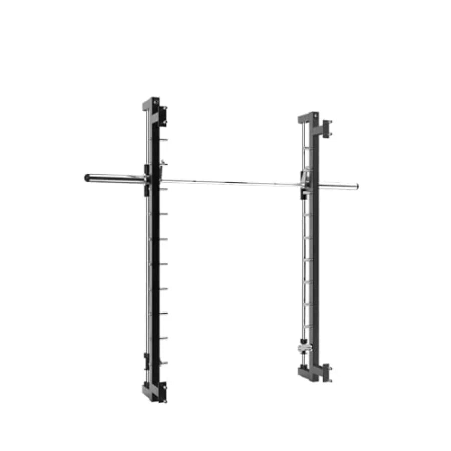 Power Cage With Smith Barbell Rack With LAT Pulldown MultiFunctional Squat Rack Cable Pulley System Dip Handles and JHooks for - WeightCityStore