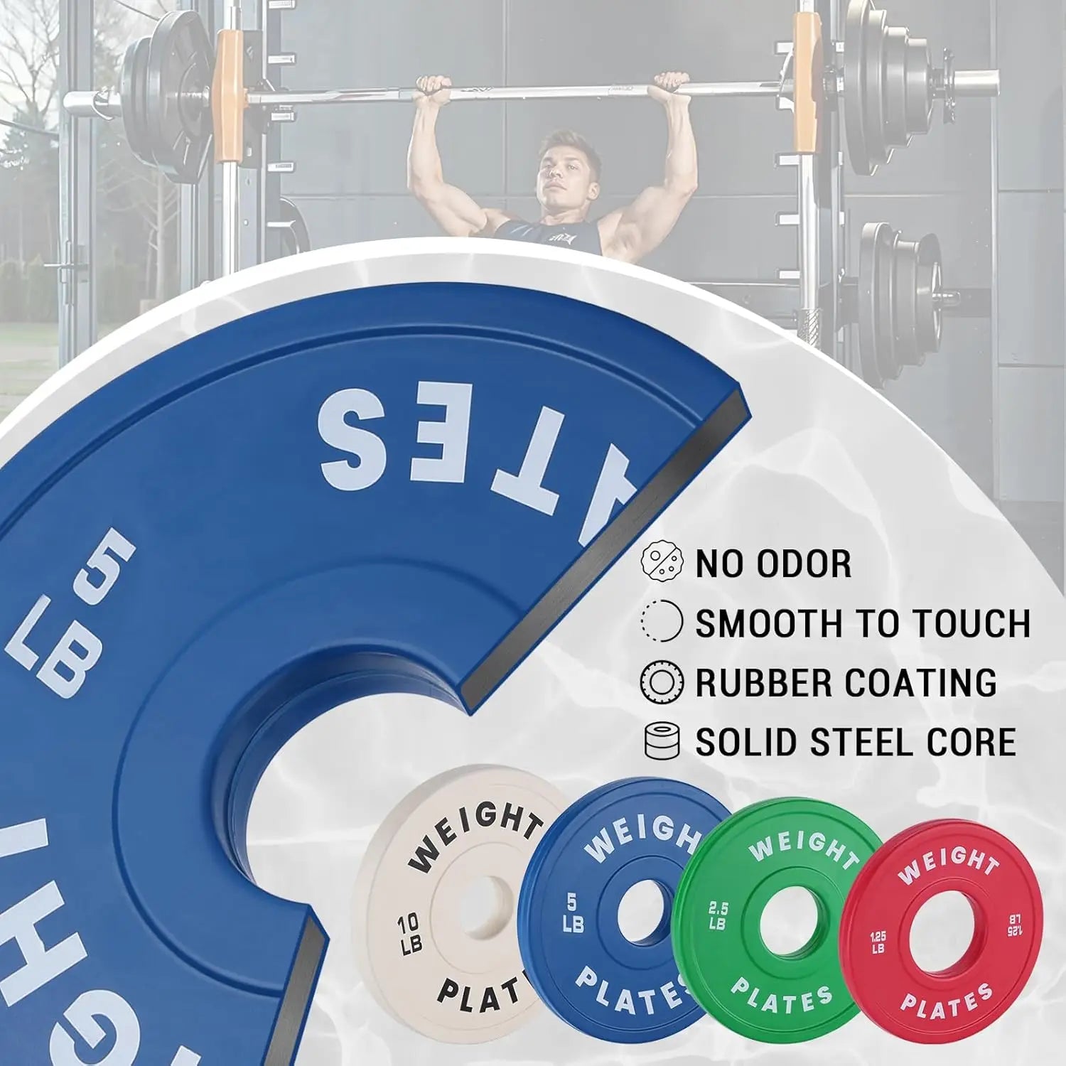 Rubber Coated Plates - WeightCityStore