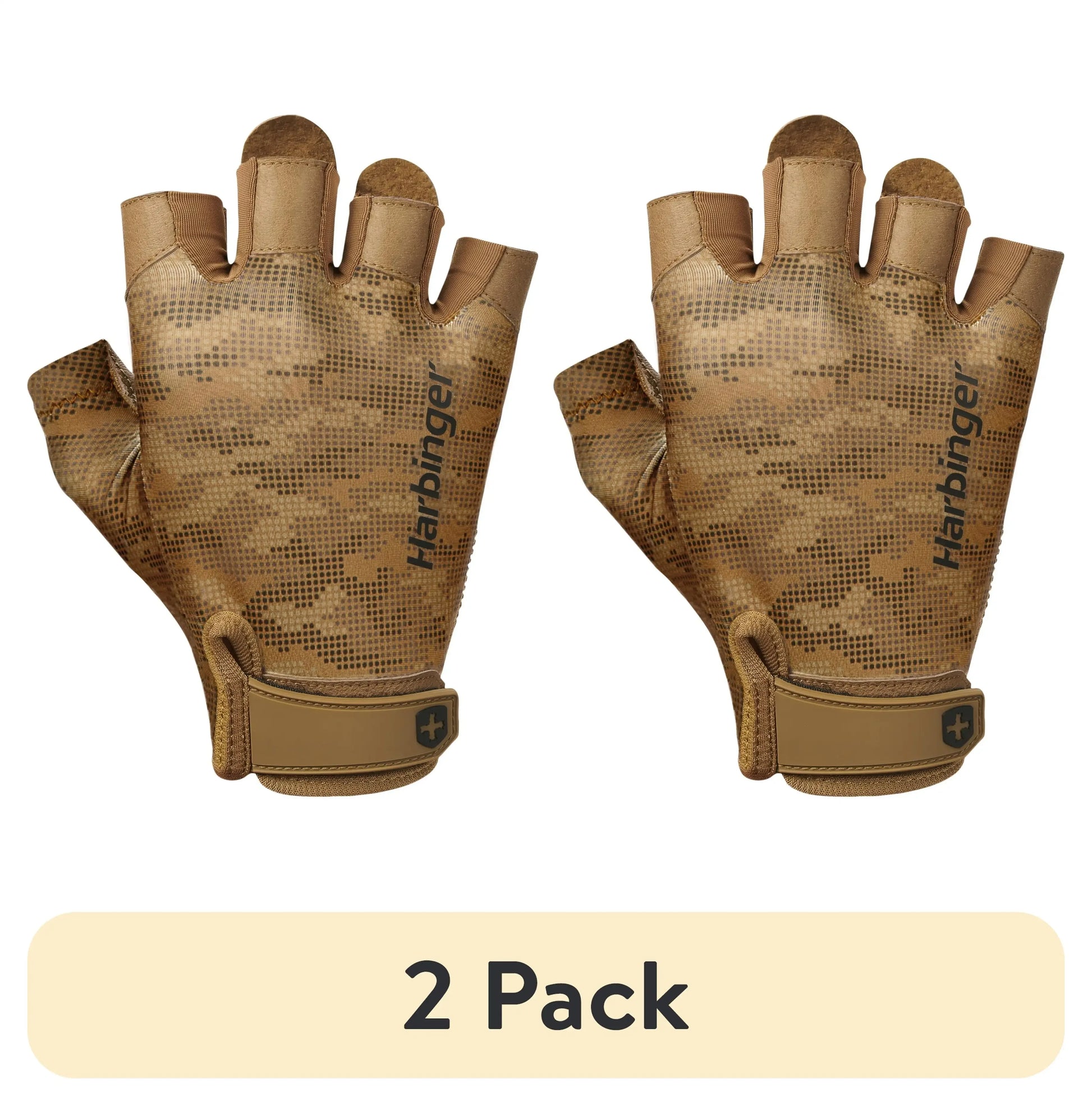 Weightlifting Pro Gloves 2.0 Tan Camo - Gym Gloves for Men & Women, Lifting Support - WeightCityStore