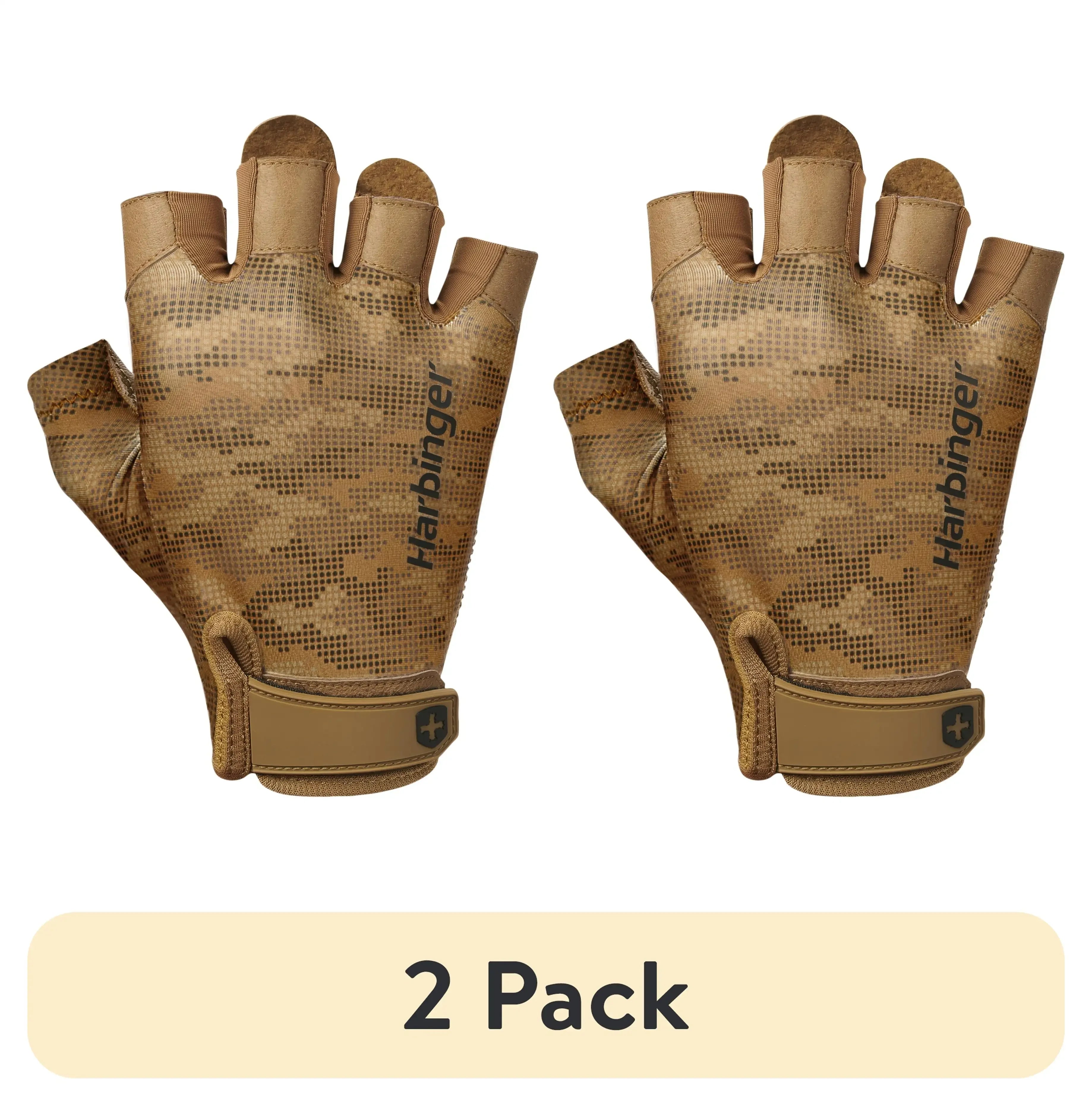 Weightlifting Pro Gloves 2.0 Tan Camo - Gym Gloves for Men & Women, Lifting Support - WeightCityStore