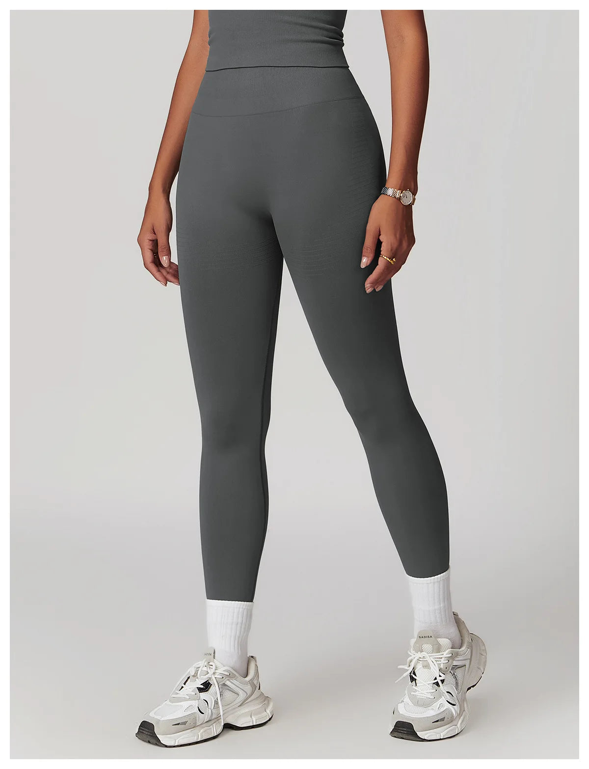 High Waist Seamless Leggings Women Fitness Running Yoga Pants Ribbed Leggings Energy Gym Tights Leggings Casual Workout Leggings - WeightCityStore