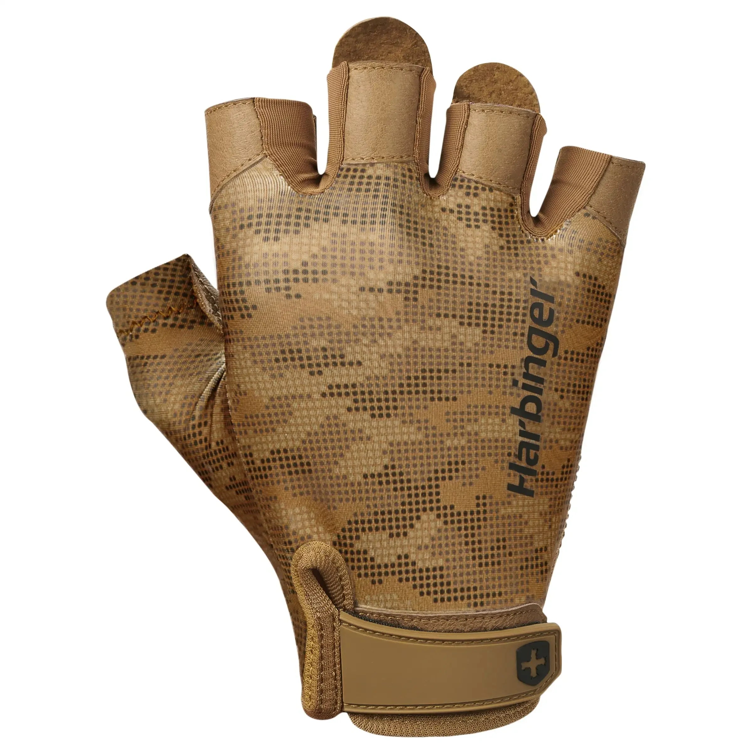 Weightlifting Pro Gloves 2.0 Tan Camo - Gym Gloves for Men & Women, Lifting Support - WeightCityStore