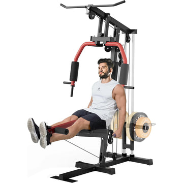 Home Gym Machine,Workout Equipment for Strength Training,Full Body,with Chest Press,LAT Pulldown,Leg Extension & Cable System - WeightCityStore