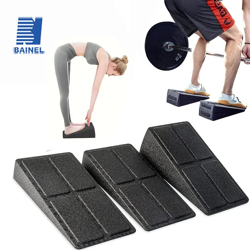 3pcs/set Squat Wedge Block Adjustable Non-Slip Squat Ramp Deadlift Wedge Calf Stretcher Slant Board Strength for Squat Deadlift - WeightCityStore