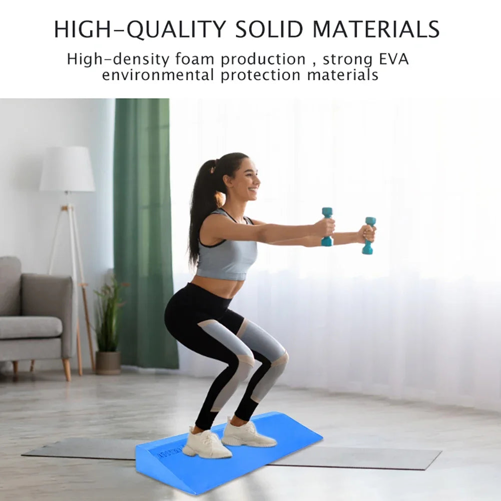 1/2Pcs Yoga Wedge Block EVA Foam Yoga Wedge Stretch Slant Board Wrist Lower Back Support Pilates Wedge Squat Fitness Accessories - WeightCityStore