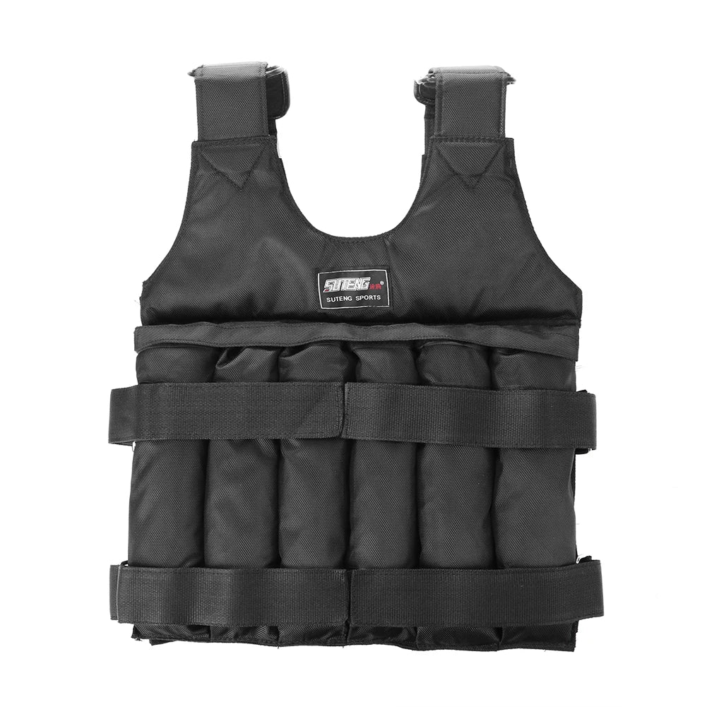 3-35kg Durable Loading Weighted Vest Adjustable Weight Training Exercise Waistcoat Jacket Sand Clothing Boxing Fitness Equipment - WeightCityStore