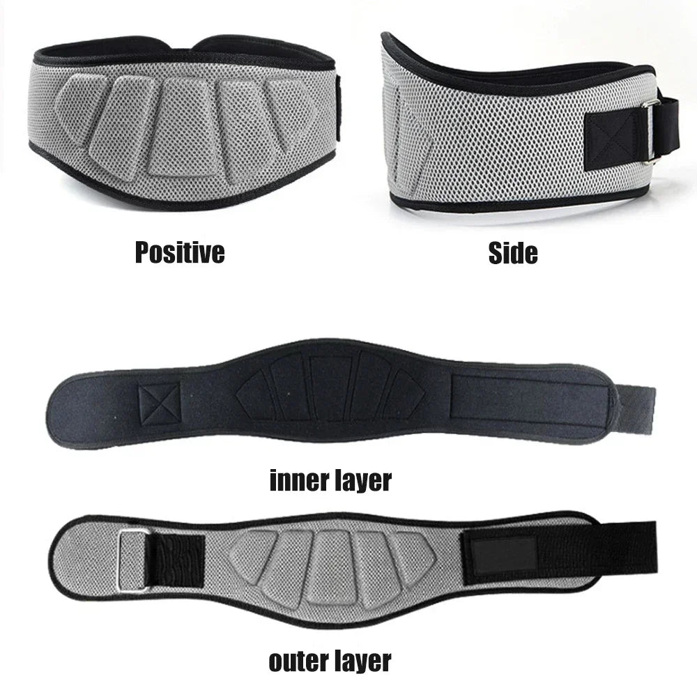 Fitness Weight Lifting Belt Workout Waist Belt Training Sport Waist Brace Gym Lumbar Back Brace Squat Powerlifting Waist Support - WeightCityStore